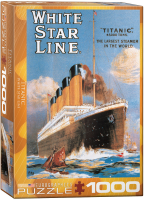 1000 Teile Puzzle - Puzzle - Titanic White Star Line