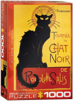 1000 Teile Puzzle - Puzzle - Steinlen - Chat Noir - schwarzer Kater