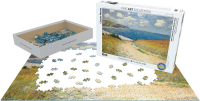 1000 Teile Puzzle - Puzzle - Claude Monet Strandweg Weizenfelder