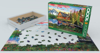 1000 Teile Puzzle - Puzzle - Dominic Davison - Angeln am Fluß