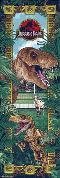 Jurassic Park - Türposter - T-Rex
