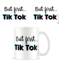 Fun - Lizenz Tassen - But First...tiktok