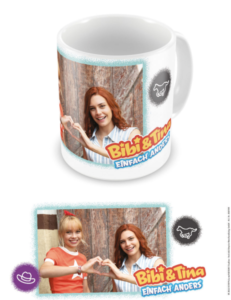 Bibi & Tina - Lizenz Tassen - Einfach Anders - Freunde
