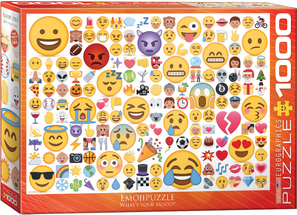 1000 Teile Puzzle - Puzzle - sags mit Emojis
