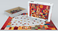 1000 Teile Puzzle - Puzzle - Paul Klee - Burg und Sonne
