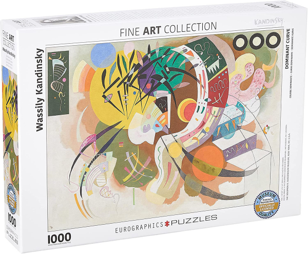1000 Teile Puzzle - Puzzle - Kandinsky - Dominante Kurve