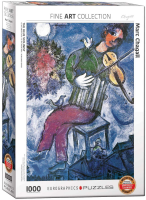 1000 Teile Puzzle - Puzzle - Marc Chagall - Der blaue Geiger
