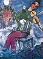1000 Teile Puzzle - Puzzle - Marc Chagall - Der blaue Geiger