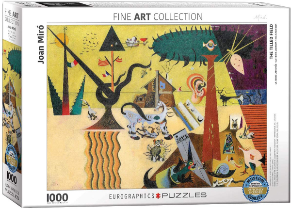 1000 Teile Puzzle - Puzzle - Miro - Das bebaute Feld