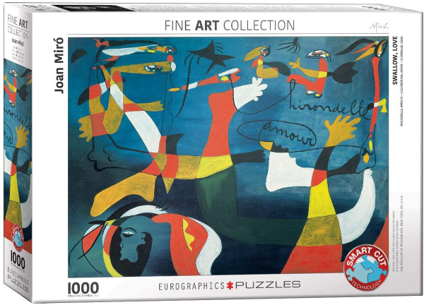 1000 Teile Puzzle - Puzzle - Miro - Schwalbe, Liebe