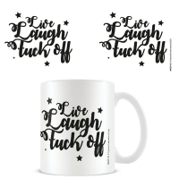 Fun - Lizenz Tassen - Live, Laugh, Fuck off