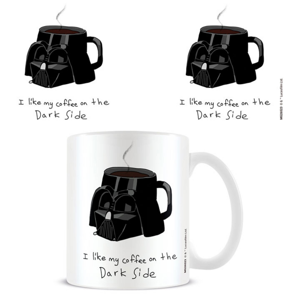 Disney Meme - Lizenz Tassen - Star Wars - Dark Side Coffee