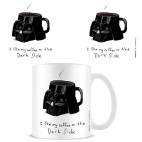 Disney Meme - Lizenz Tassen - Star Wars - Dark Side Coffee