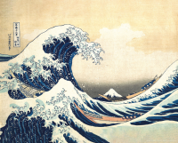Hokusai, Katsushika - Mini-Poster - Great Wave of Kanagawa