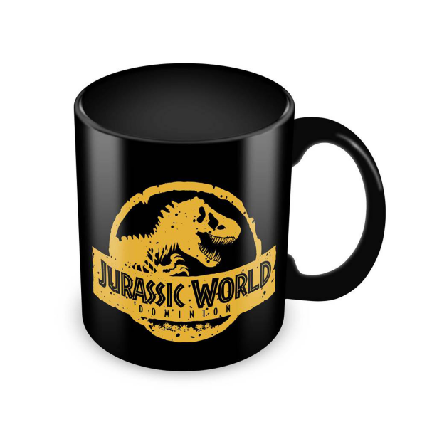 Jurassic Park - Lizenz Tassen - Warning - black