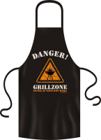 Danger Grillzone own Risk - Grillschürze - Schürze