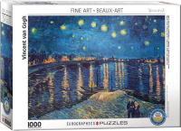 1000 Teile Puzzle - Puzzle - Van Gogh - Sternennacht über der Rhone