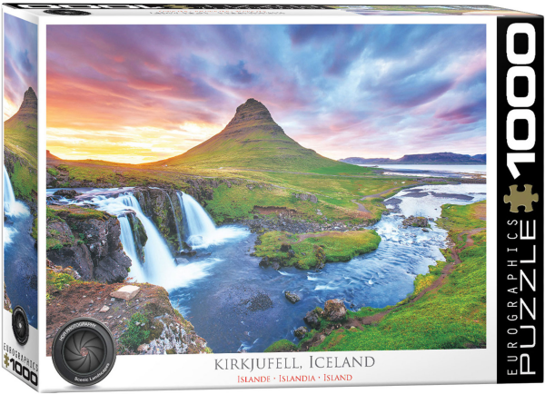 1000 Teile Puzzle - Puzzle - Island - Kikjufell