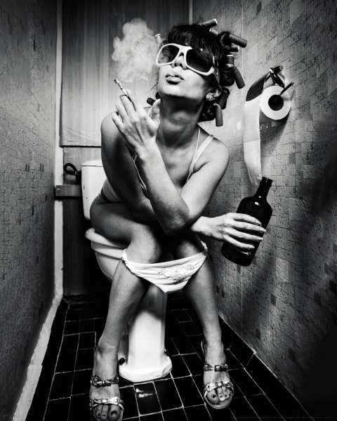 Toilet Cam - Mini-Poster - Party Hard