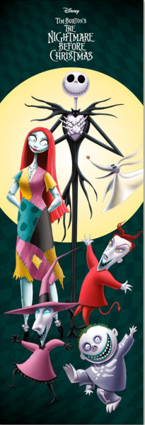 Nightmare before Christmas - Türposter - Characters
