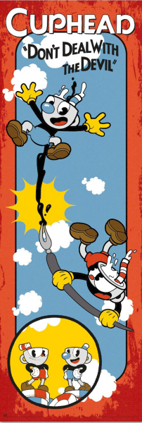 Cuphead - Türposter - Don´t deal