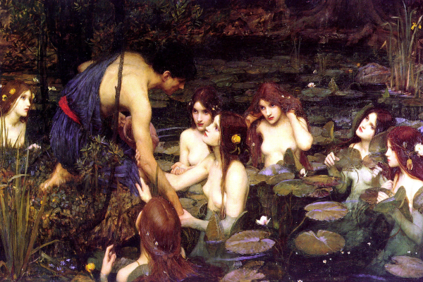 Waterhouse - Kunstdruck - Hylas und die Nymphen