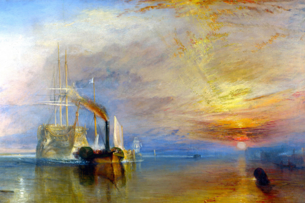 J. M. William Turner - Kunstdruck - Die letzte Fahrt der Temeraire