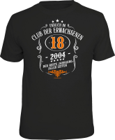 T-Shirt - 18 Jahre - Club 2004 - Shirt - Größe...