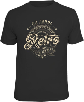 60 Jahre - Retro - T-Shirt Grössen S-M-L-XL-XXL -...