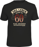 60 Jahre - Das Leben - T-Shirt / Shirt Größe...