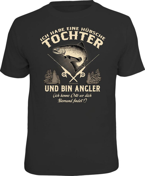 Angeln - Tochter - Fun T-Shirt - Grössen S-M-L-XL-XXL