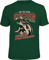 Angeln - Tag ohne Fischen - T-Shirt Grössen...