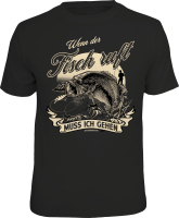 Angeln - Fisch ruft - T-Shirt / Shirt Größe...