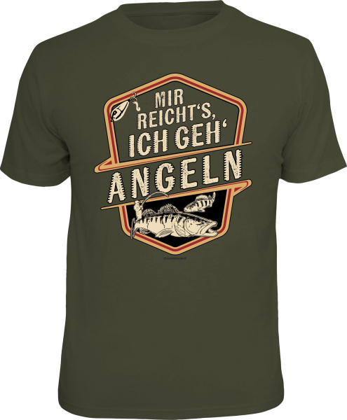 T-Shirt - Angeln - mir reichts - Shirt - Größe wählbar S M L XL XXL