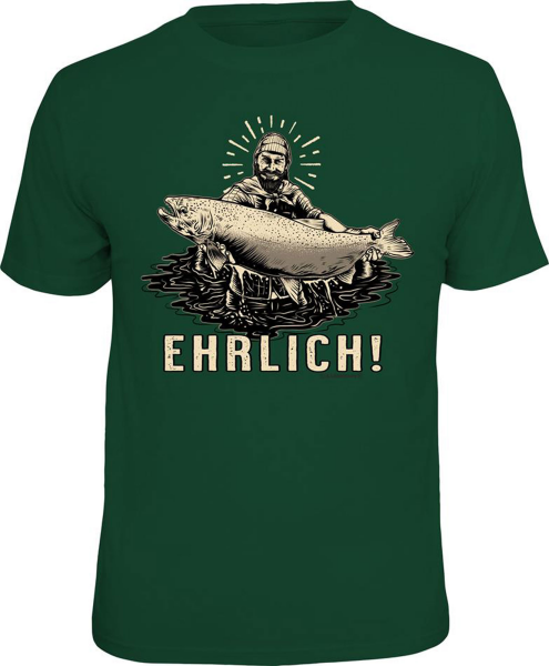 Angeln - Ehrlich - T-Shirt / Shirt Größe wählbar S M L XL XXL