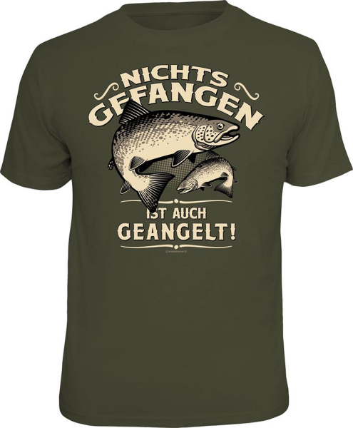 Angeln - nichts gefangen - T-Shirt / Shirt Größe wählbar S M L XL XXL