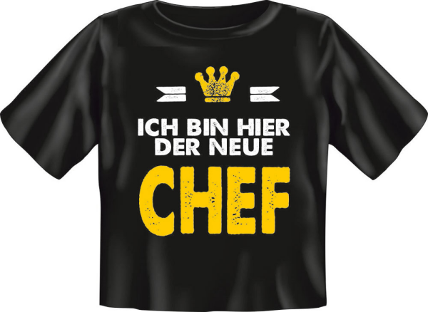 Baby-Shirt - Der neue Chef - Fun T-Shirt - Grössen S-M-L