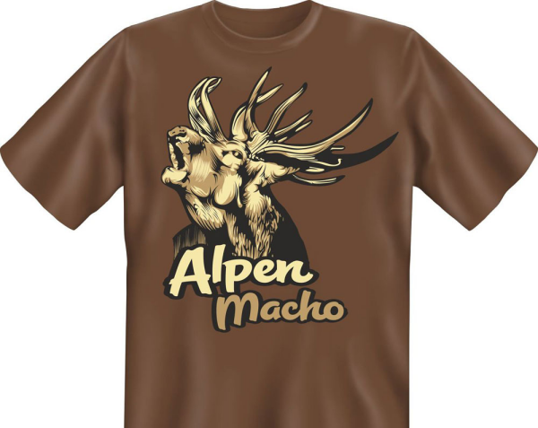 Bavaria - Alpenmacho - Fun T-Shirt - Grössen S-M-L-XL-XXL