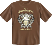 Beer - Hilf der Landwirtschaft - Fun T-Shirt -...
