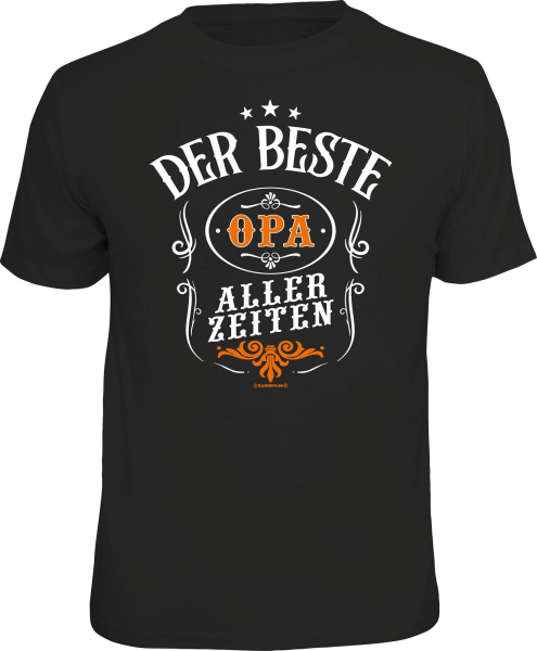T-Shirt - Bester Opa - aller Zeiten - Shirt - Größe wählbar S M L XL XXL