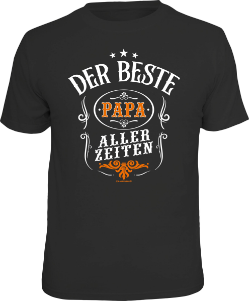 T-Shirt - Bester Papa - aller Zeiten - Shirt - Größe wählbar S M L XL XXL