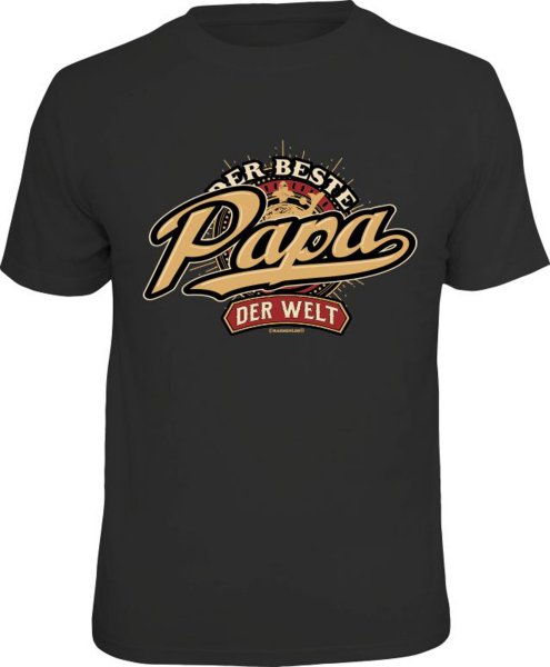 Bester Papa der Welt - T-Shirt - Größe S M L XL XXL