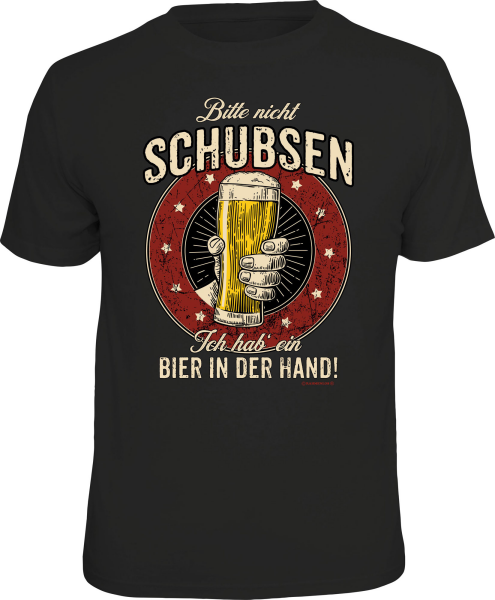 Bier - schubsen - T-Shirt / Shirt Größe wählbar S M L XL XXL