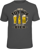 T-Shirt - Bier - Tut nix - Shirt - Größe...