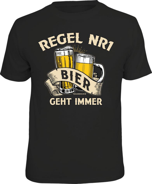 Bier - geht immer - T-Shirt / Shirt Größe wählbar S M L XL XXL