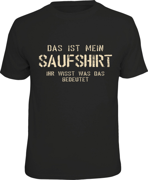 T-Shirt - Bier - Saufshirt - Shirt - Größe wählbar S M L XL XXL