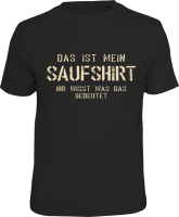 T-Shirt - Bier - Saufshirt - Shirt - Größe...