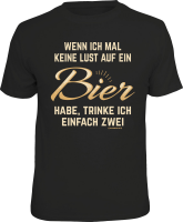 T-Shirt - Bier - Lust - Shirt - Größe...