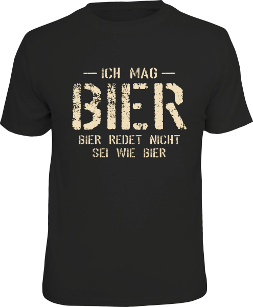 T-Shirt - Bier - ich mag Bier - Shirt - Größe wählbar S M L XL XXL
