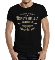 Bier - Trinkverhalten - T-Shirt / Shirt Größe wählbar S M L XL XXL